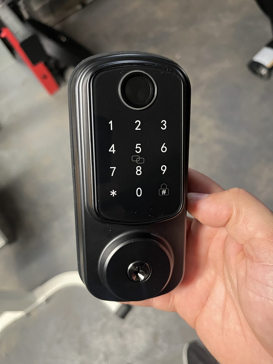 An MK-1 in hand before it goes on the door